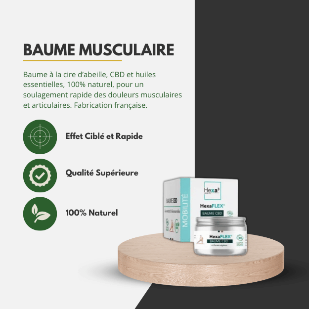 Baume Musculaire CBD - 100ml