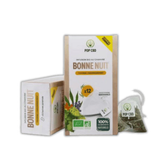 Infusion CBD Bio - Bonne Nuit - 12 sachets